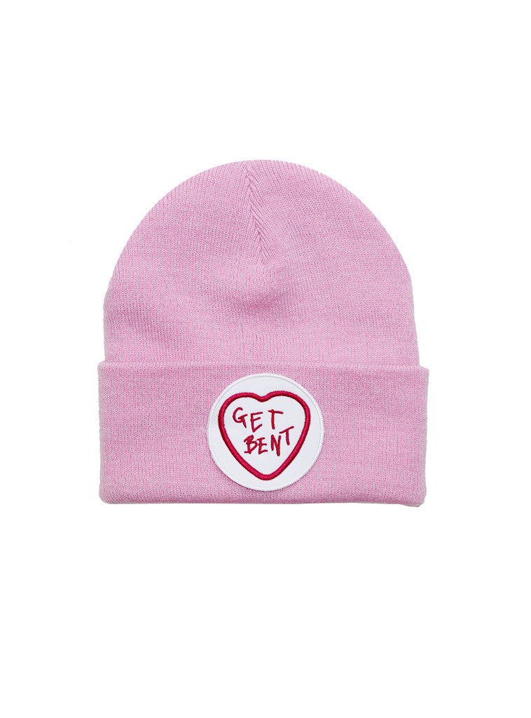GET BENT Beanie in Pastel Pink by KULT