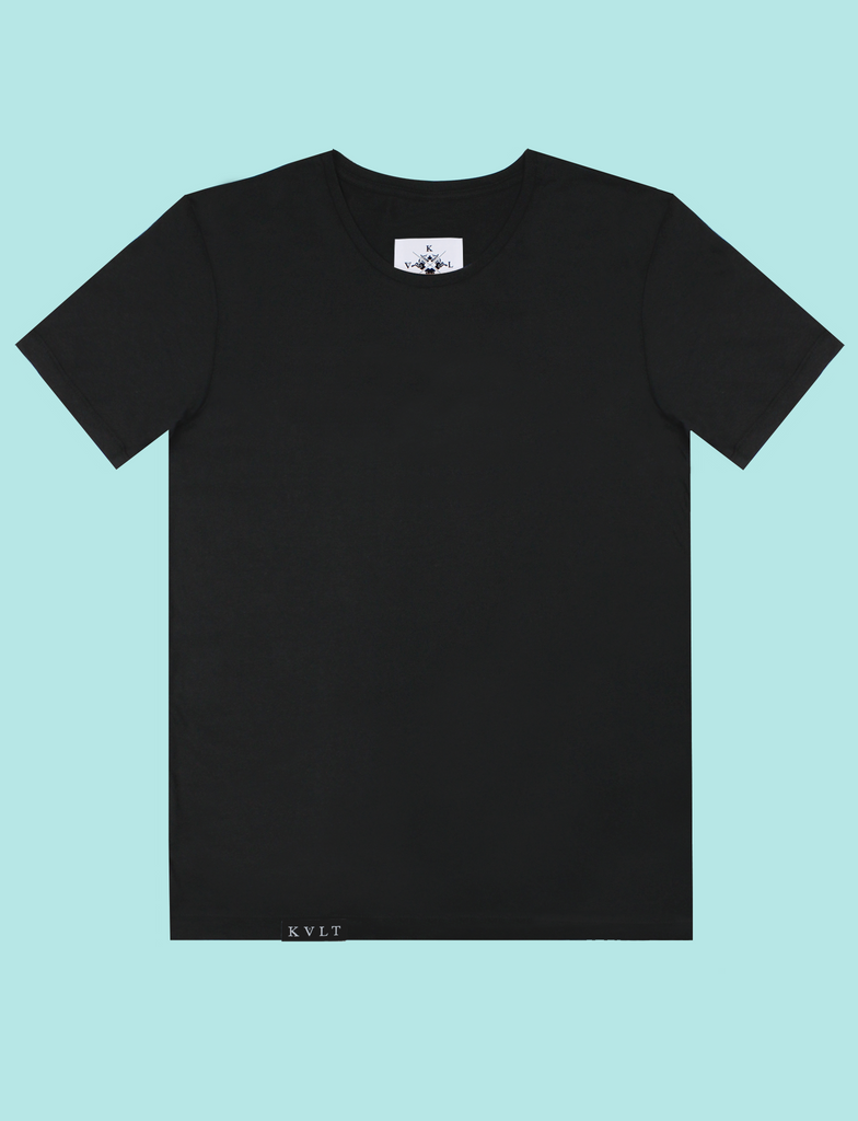 BASIK Tee in Black by KULT Clothing