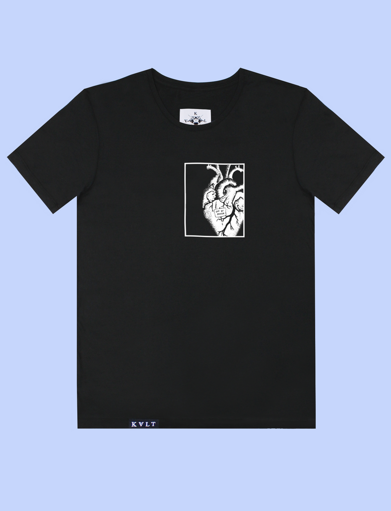 HEARTLESS Tee in Black by KULT Clothing