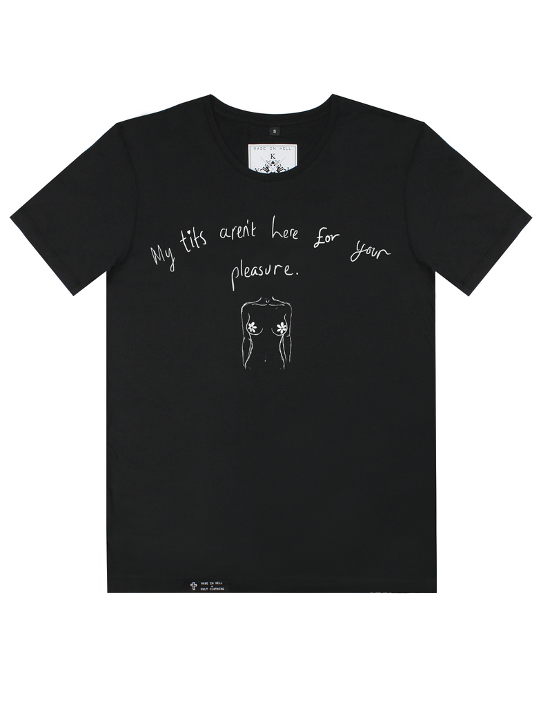 NOT HERE 4 U Tee in Black by KULT