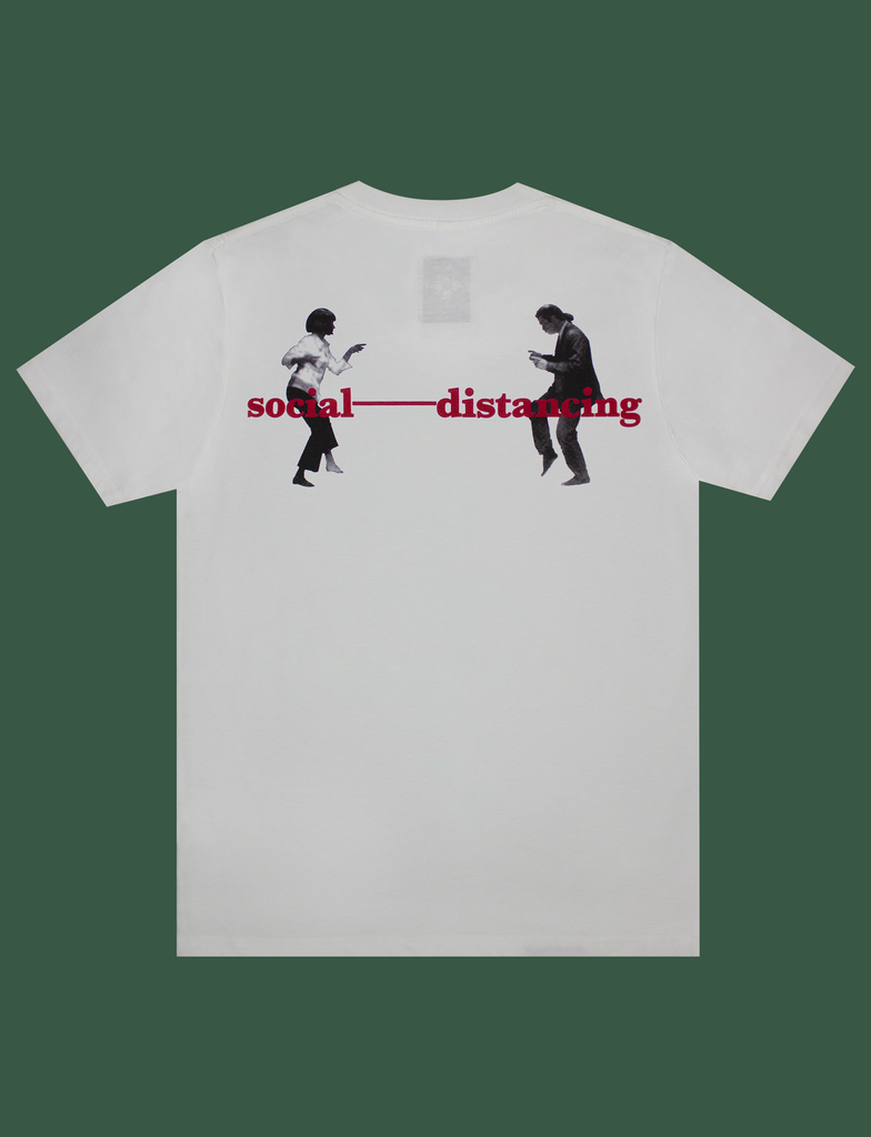 Reverse view of the SOCIAL DISTANCING Tee by KULT Clothing | social—distancing