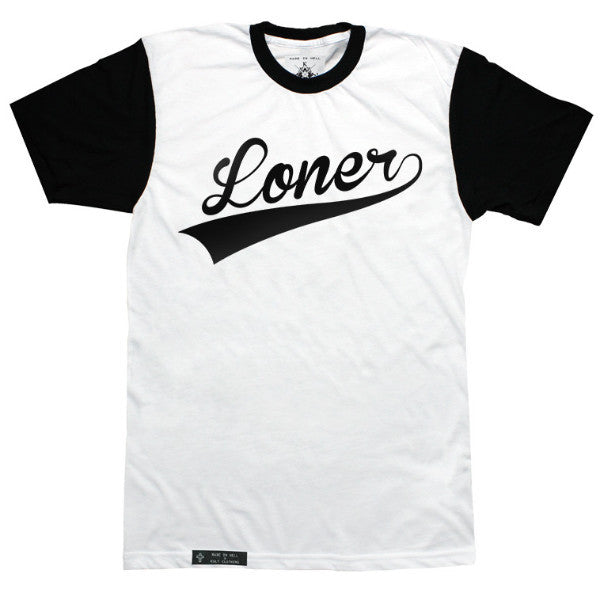 LONER Tee with contrast sleeves by KULT