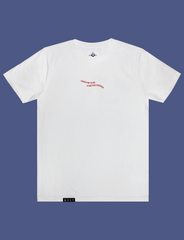 TEACH ME Tee in White by KULT Clothing | eco-friendly, climate neutral t-shirt