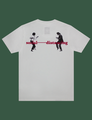 Reverse view of the SOCIAL DISTANCING Tee by KULT Clothing | social—distancing